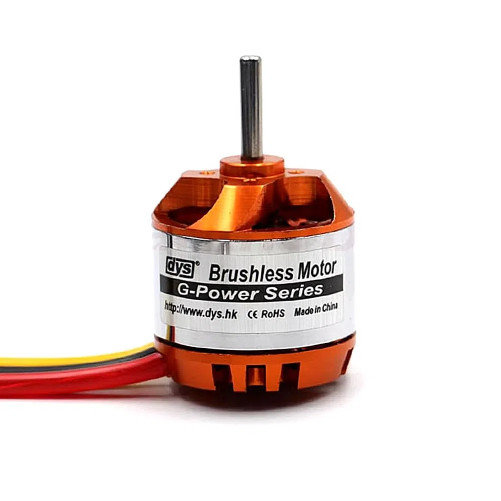 SPARKHOBBY DYS D2830 2830 750KV 850KV 1000KV 1300KV 2-4S Lipo Motore Brushless 3.175mm Albero 52g Oro e Argento per RC FPV Racing Droni (1PC D2830 1000KV)