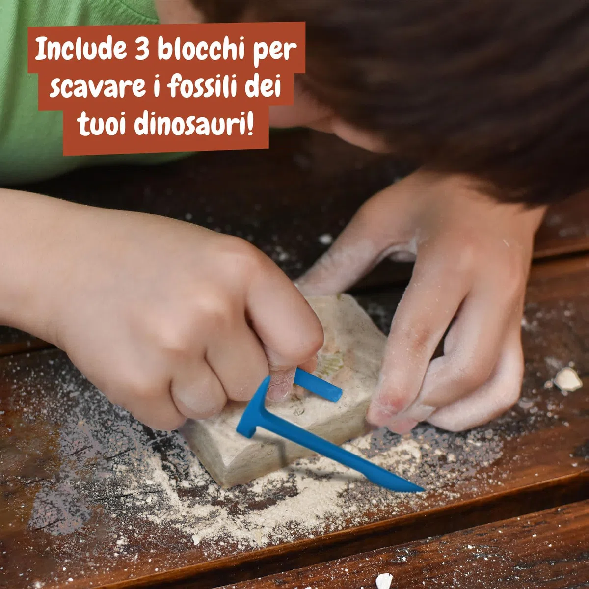 Science4you Dinosauri Fossili 3 in 1 per Bambini 5 6 7 8+ Anni - Scavare e Costruire tu figure: T Rex, Stegosauro, Triceratopo, Jurassic Kit, Archeologo Toy, Regalo Educativo per Bambini 5 6 7+ Anni