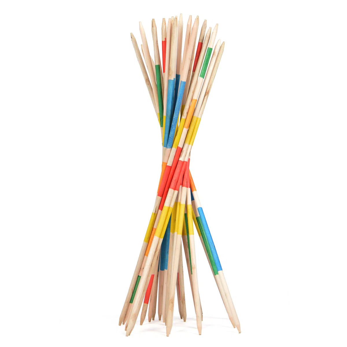 Ocean 5 Mikado Shangai XXL - Shangai Gigante 80cm, Il Classico Gioco di società Gioco di Legno Outdoor, Gioco di abilità Jumbo per Grandi e piccini