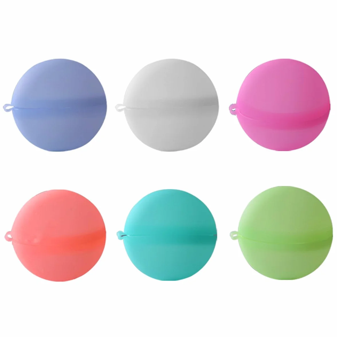 12 palloncini d'acqua riutilizzabili per bambini adulti bombe d'acqua facili da riempire rapidamente palline d'acqua in silicone senza lattice in silicone divertimento estivo piscina