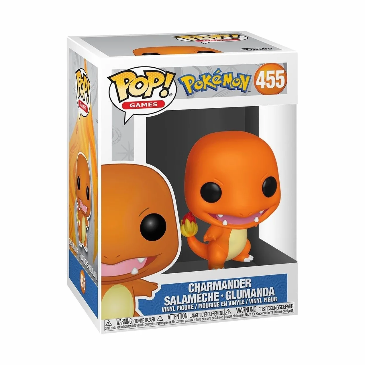 Funko Pop! Games: Pokemon - Charmander - Figura in Vinile da Collezione - Idea Regalo - Merchandising Ufficiale - Giocattoli per Bambini e Adulti - Video Games Fans - Figura per i Collezionisti