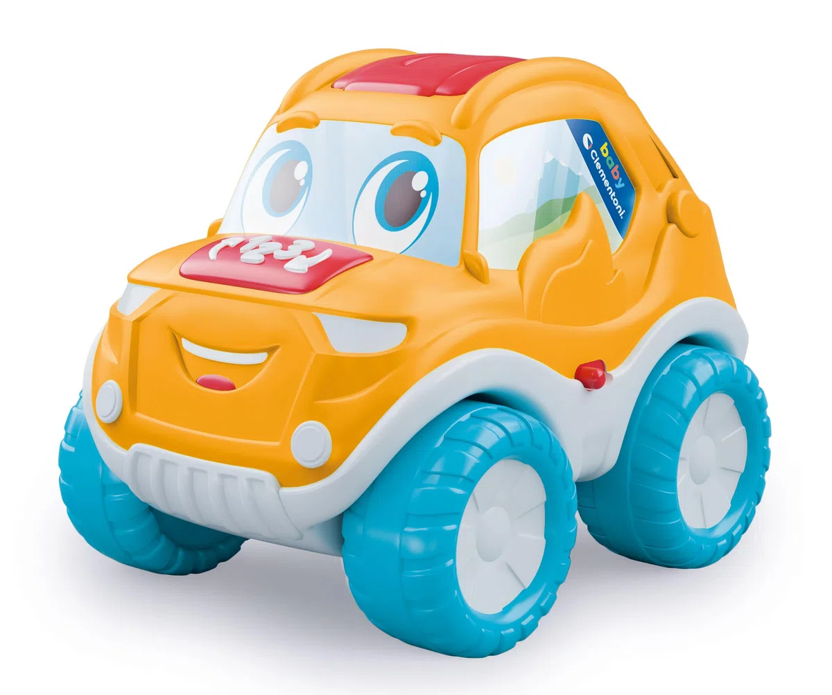 Clementoni Baby Rally Capriole, Macchinina Bambino 2-4 Anni, Gioco Prima Infanzia, Macchina Telecomandata con Suoni e Canzoni, Stimola Manualità, Linguaggio e Coordinazione, Lingua Italiana, 17996