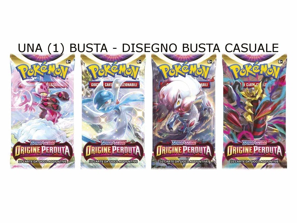 Spada e Scudo Origine Perduta busta 10 carte Artwork RANDOM (IT)