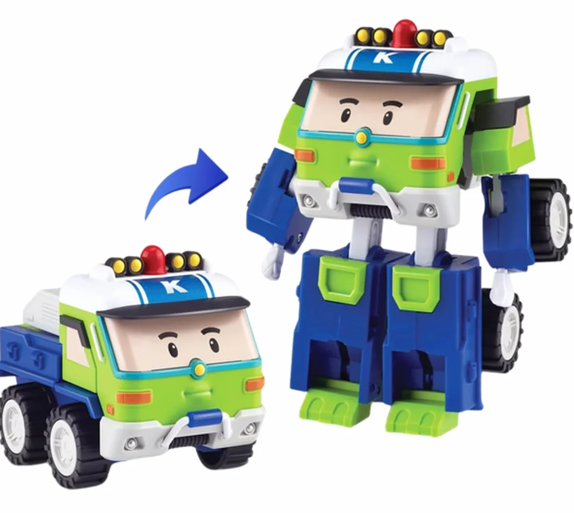 Silverlit – Robocar Poli – Keaton – Figura Veicolo trasformabile 2 in 1 – Robot articolato – 10 cm – dai 3 Anni