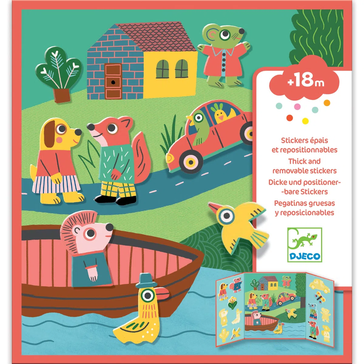 Gommettes Djeco Les animaux
