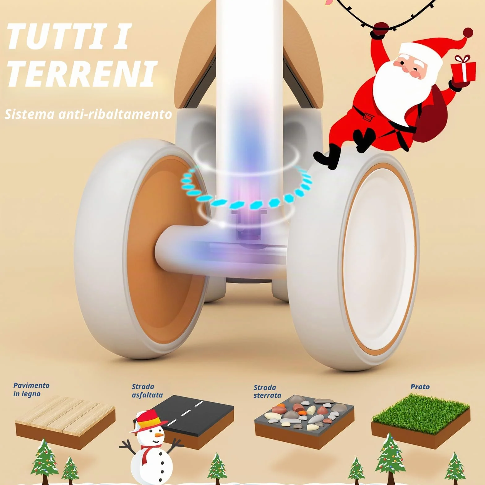XJD bici da corsa da 1 anno giocattolo bici da corsa per 10-24 mesi bambino apprendimento bici mini con 4 ruote Toddler bici senza pedali prima bici da corsa per il regalo