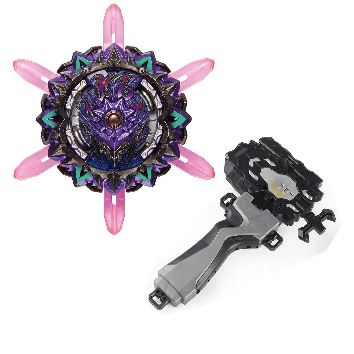 Gyros con Launcher Metal Fury Trottola Gyro Giocattoli Regalo Creativo B-169