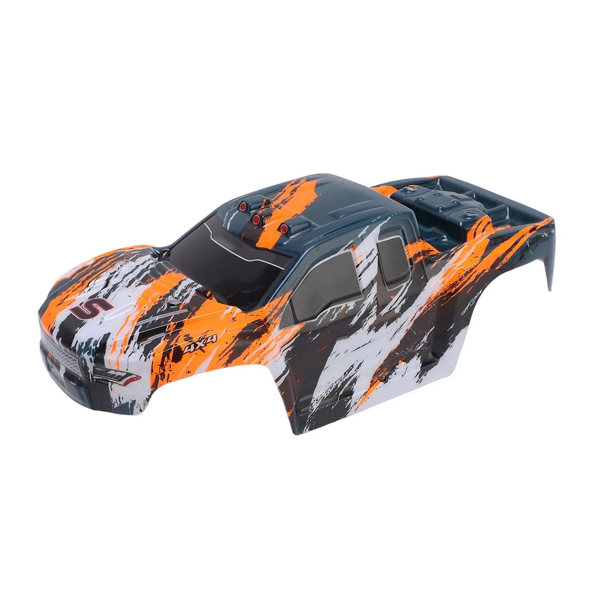Generic Scocca per Auto RC Copertura di Ricambio Leggera a Prova di Deformazione per Look Sportivo Parti di Ricambio Scocca per Scene applicabili: Appassionati di Auto Telecomandate (ORANGE)
