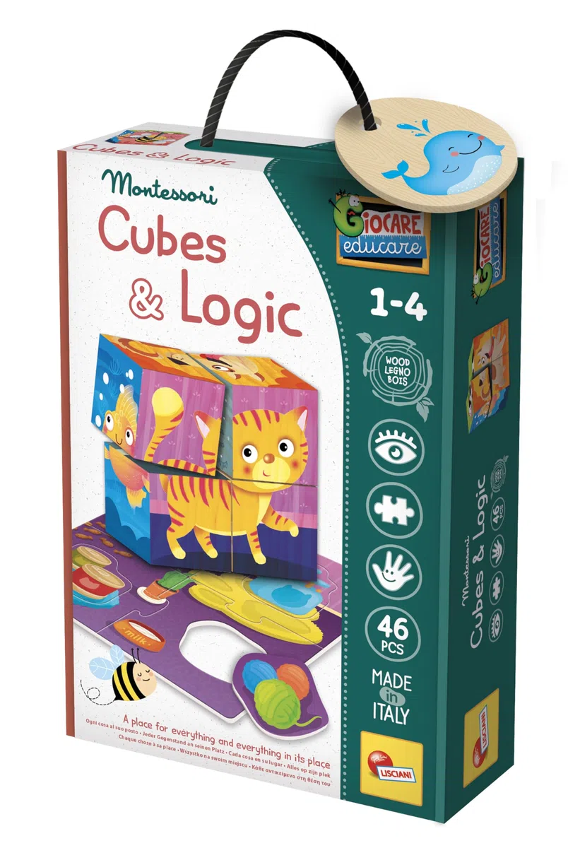 Jeu en bois pour animaux et logique - LISCIANI - Dextérité et observation