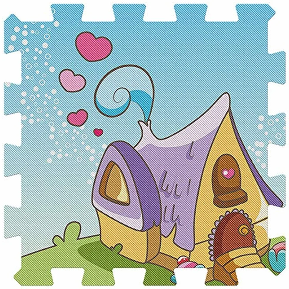 Chicco 7164 Tappeto Puzzle, Caramelle