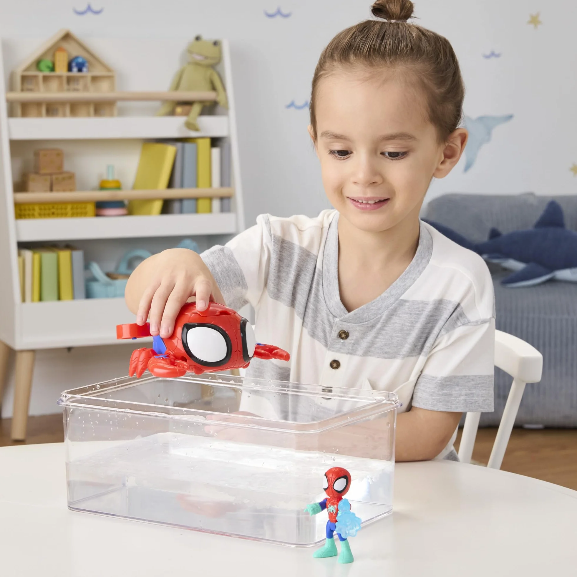 Hasbro Marvel, Spidey e i suoi fantastici amici, Water-Webs, sottomarino giocattolo Spider Crab