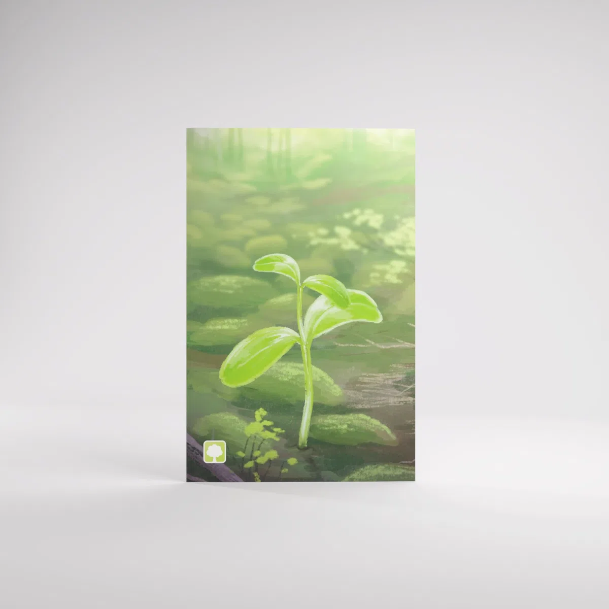 Asmodee – Forest Shuffle Premium Art Sleeves - Custodie ufficiali testurizzate per carte con design originale sul retro delle carte, 185 bustine