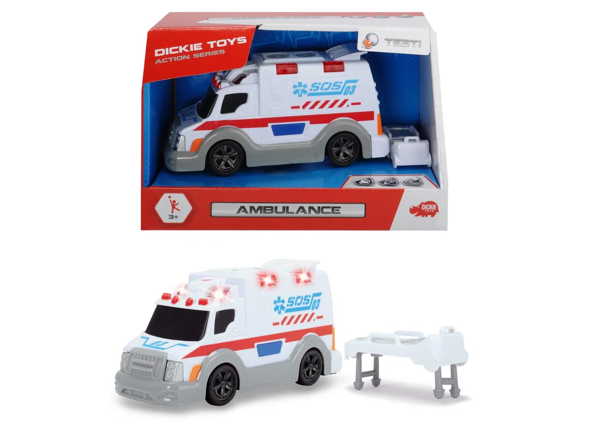 Dickie 203302004 - Ambulanza, 15 cm