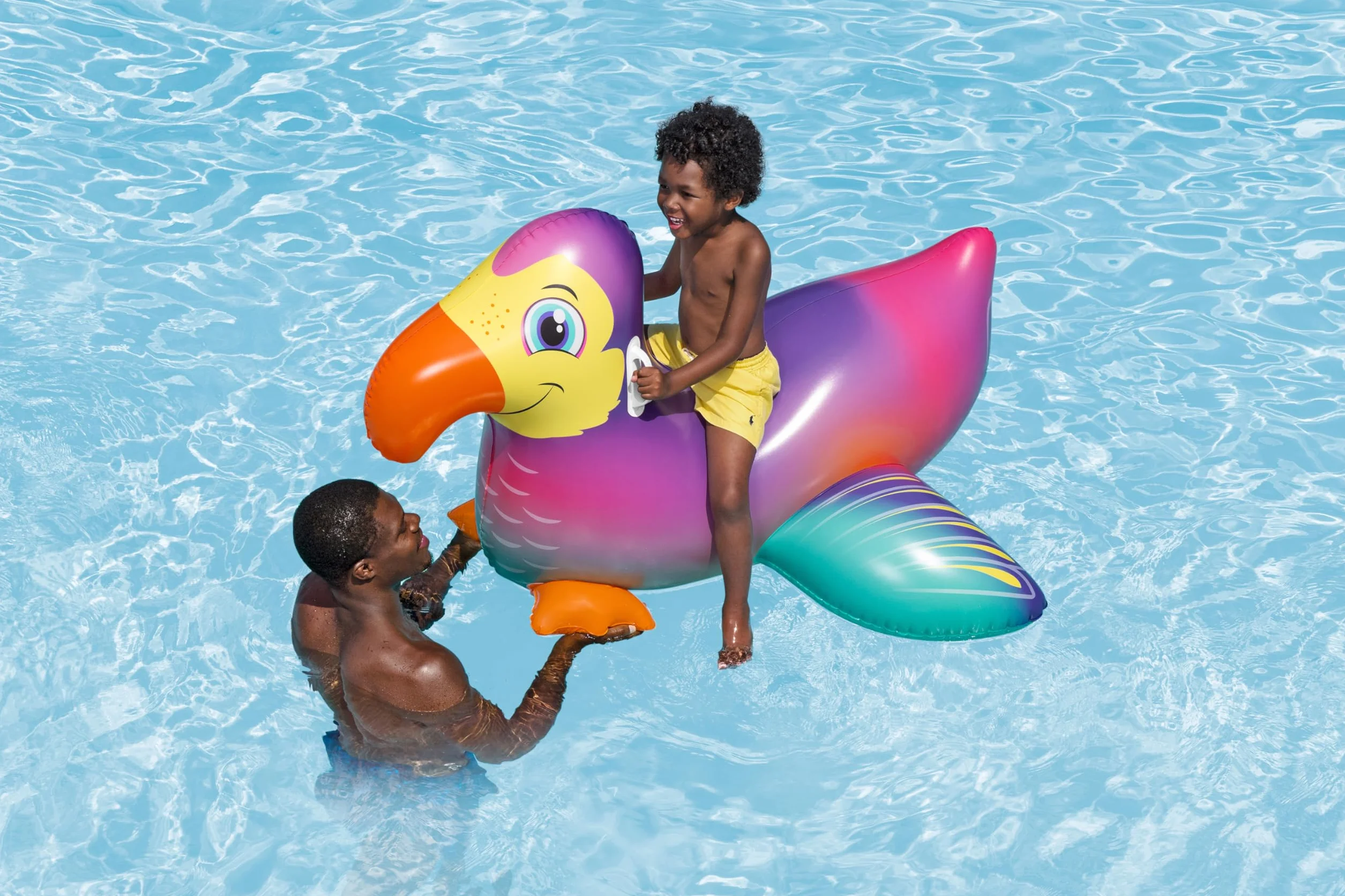Bestway 41504 Cavalcabile da piscina per bambini Dodo, 3 anni+