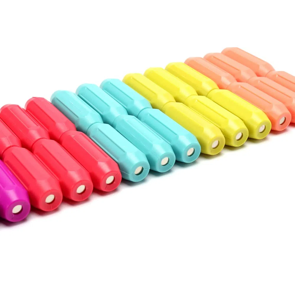 Ensemble de barres magnétiques, ensemble de blocs magnétiques, briques de construction, jouets empilables Stem pour enfants de 3 ans + (Coloré-42 PCS)