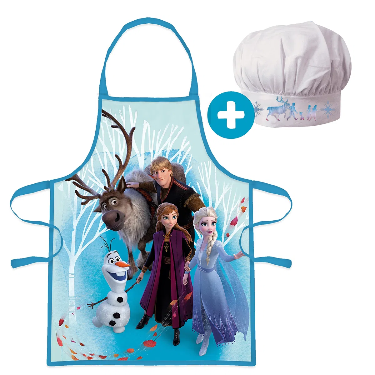 Grembiule Cucina Bambina, Set Chef e Cappello, Vestito Cuoco Bambino, Grembiule e Cappello regolabile per pittura, Costume Cuoco Bambino, Elsa-2