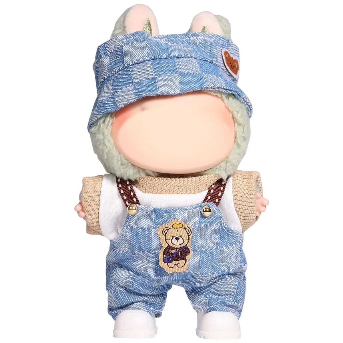 AICase per vestiti Labubu/per abiti Labubu, set di vestiti per bambola Lububu da 17 cm, set di 3 pezzi di abbigliamento per LA BUBU, accessori eleganti e adorabili per bambole (senza bambola) (D_Style