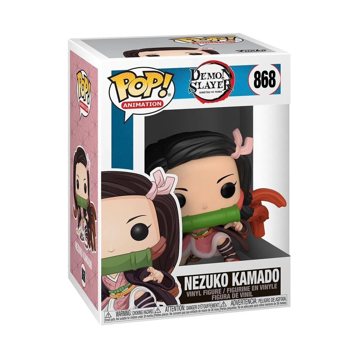 Funko Pop! Animation: Demon Slayer - Nezuko Kamado- Figura in Vinile da Collezione - Idea Regalo - Merchandising Ufficiale - Giocattoli per Bambini e Adulti - Anime Fans