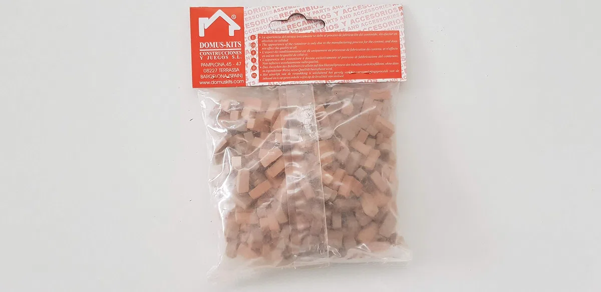 Bricks Ref. 03015 Mixed Bricks Irregular Wall from 4 to 12 mm Pieces 300 Domus Kits,LADRILLOS,MATTONCINI,BRIQUES,ZIEGEL