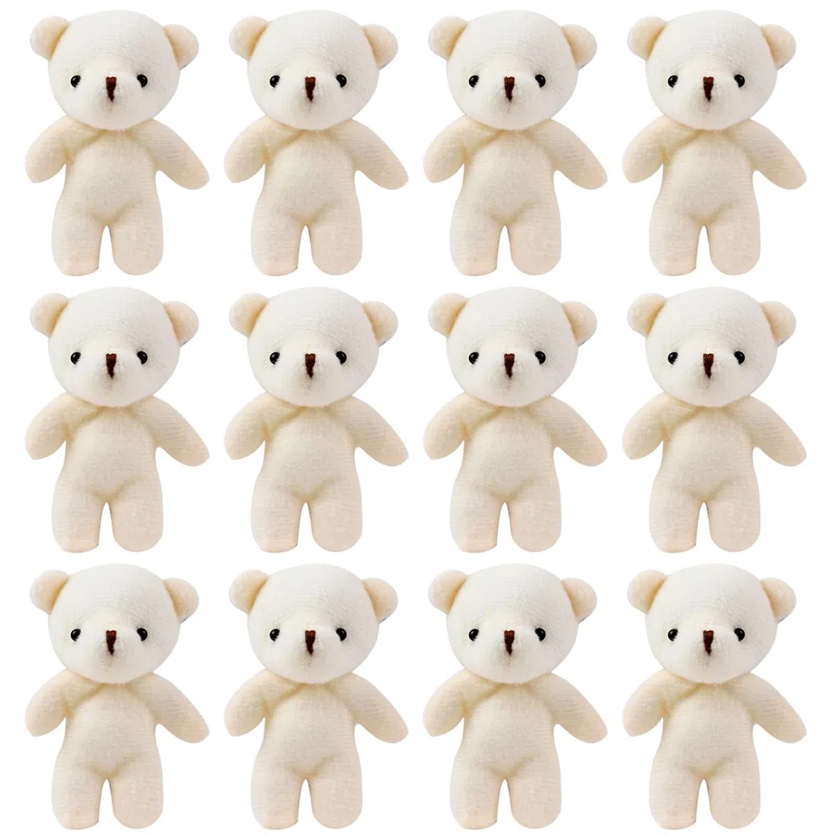 12 Pezzi Mini Orso Peluche, Mini Orso Orso Imbottito, Orso Bambola Peluche, Piccoli Giocattoli dell'Orso, Mini Orsacchiotto, Peluche Piccolo Orsetto, per Decorazioni Di Nozze Baby Shower