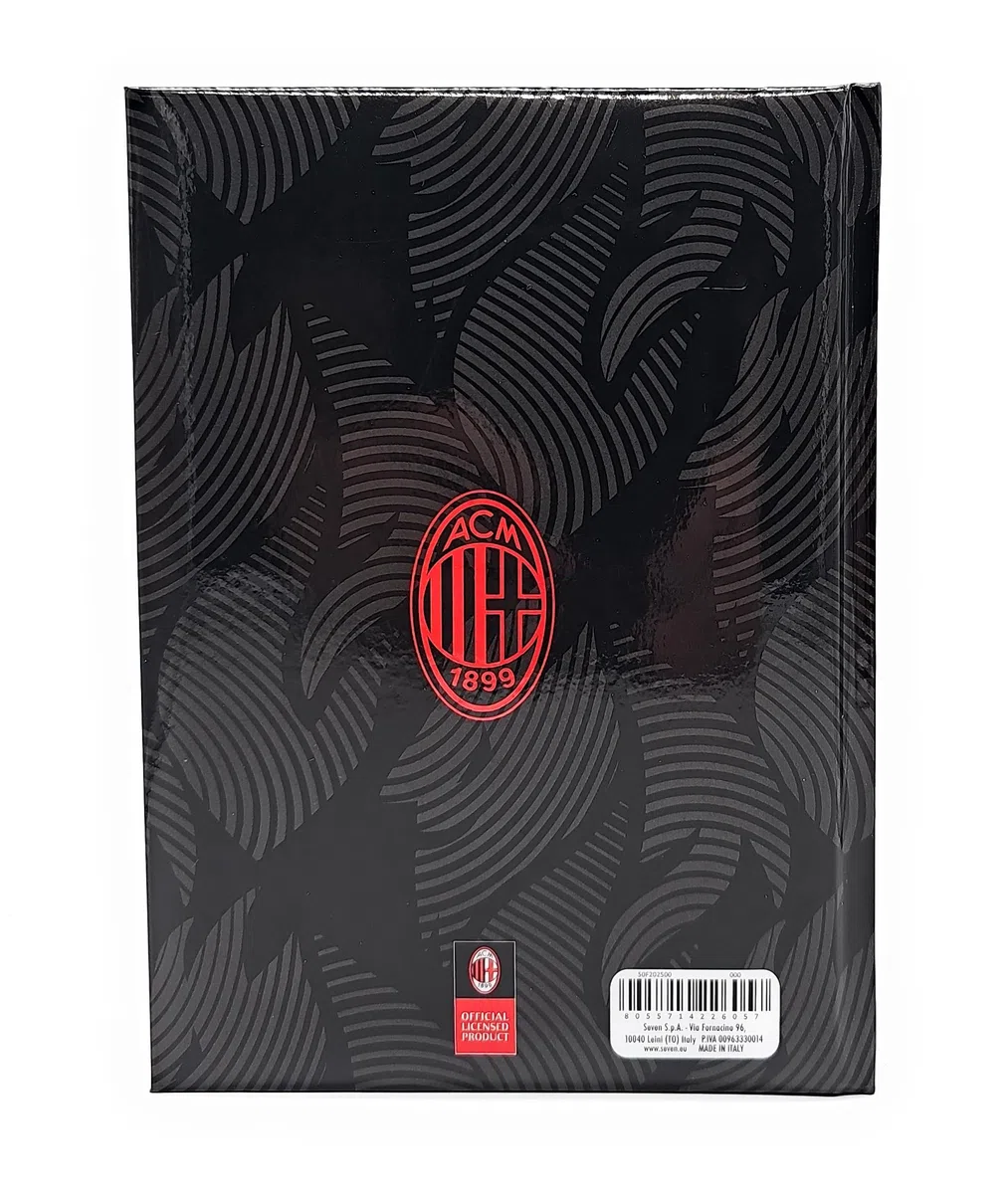 DIARIO AGENDA SCUOLA SEVEN - MILAN - 12 Mesi + Penna Magica c
