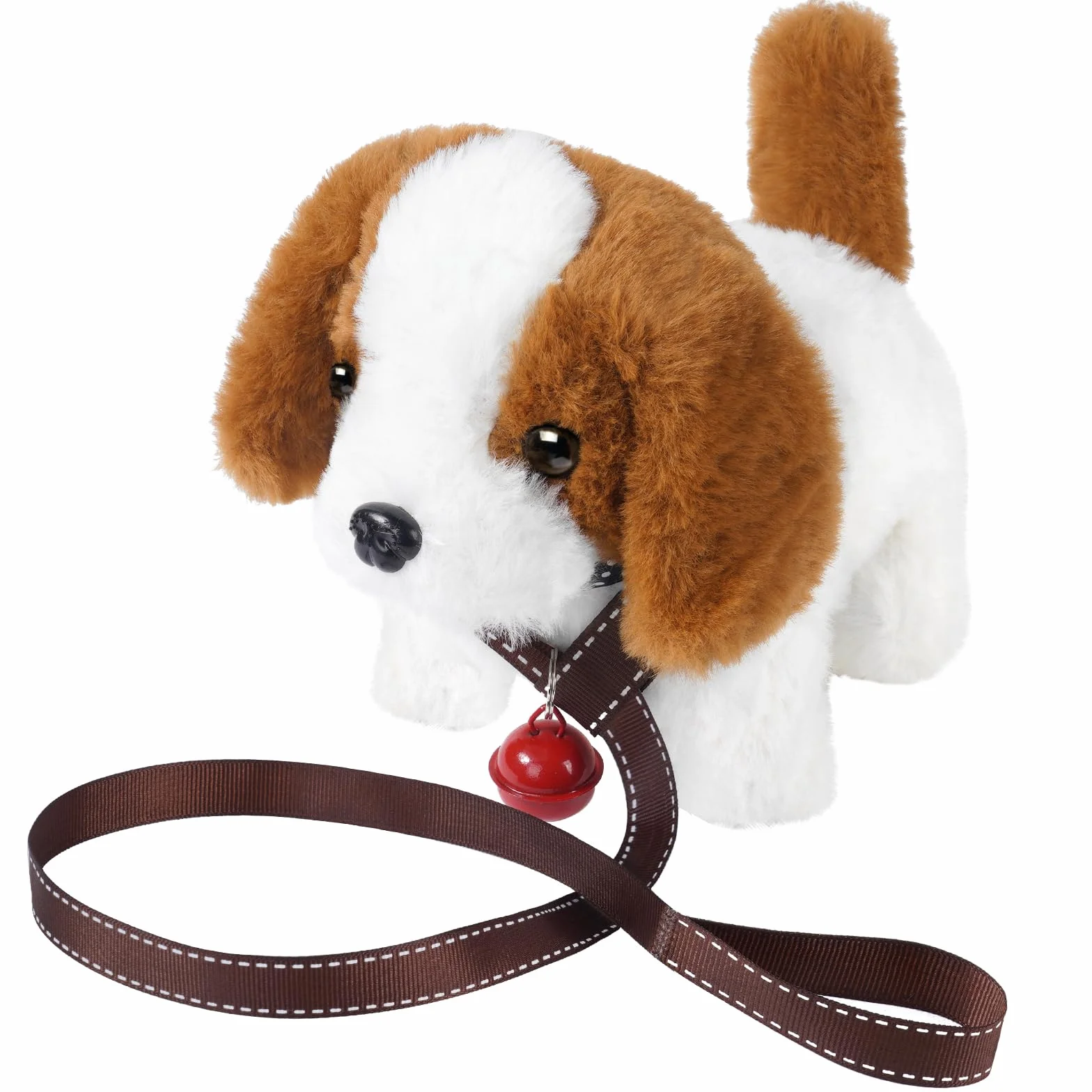 Elettronico Cane Giocattolo, Simulati Peluche Cane Giocattolo Giocattoli, Interattivi, Passeggiate, Corteccia Giocattoli Prima Educazione Regalo di Compleanno