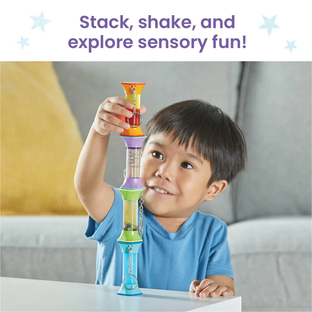 Learning Resources hand2mind-Soothing Swirlers Sensory Tubes Giocattolo educativo, 97364