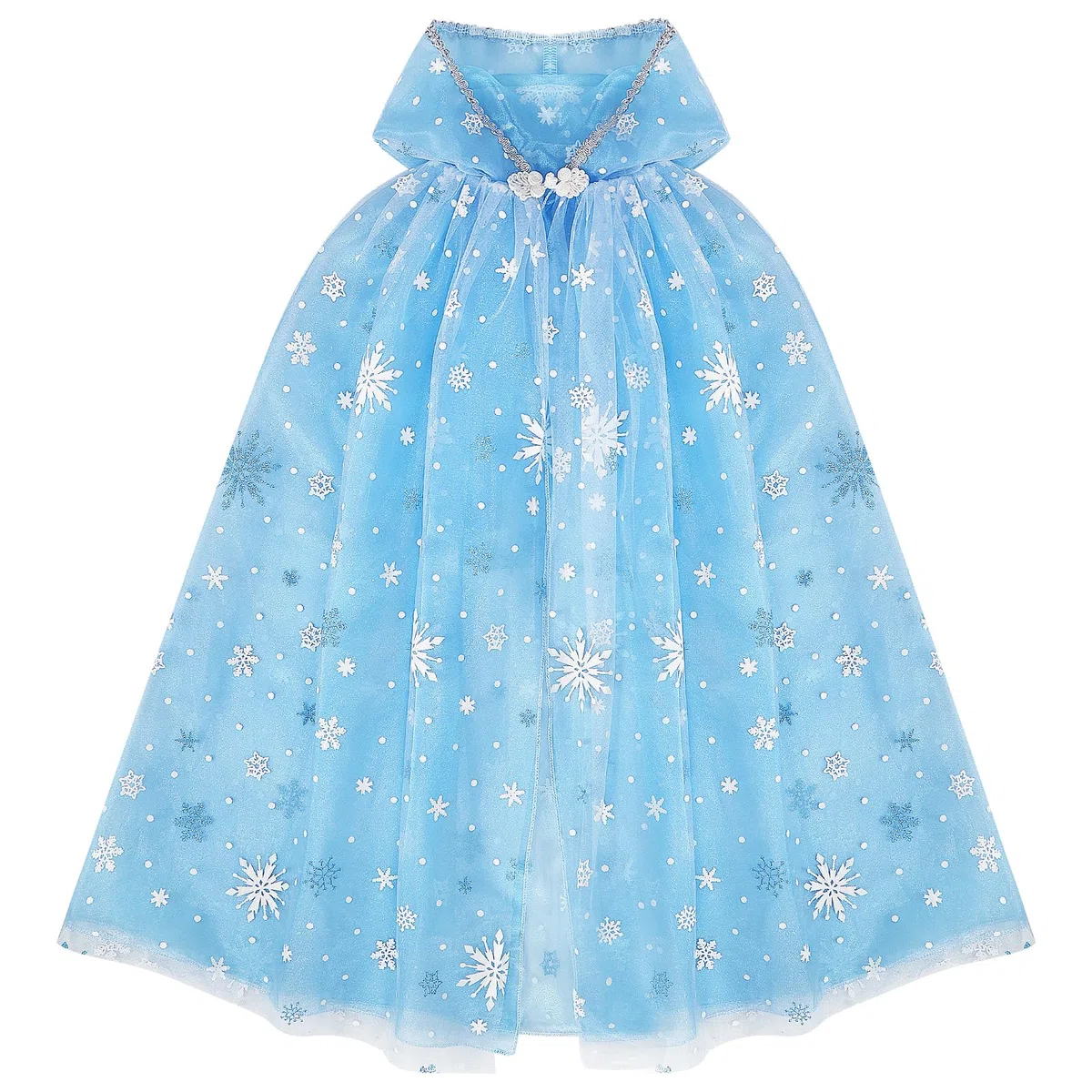 XEPST Mantello Principessa Bambina, Costume Principessa con Cappuccio Mantello Della Principessa Accessorio Scialle Cape Ragazze da Costume Halloween