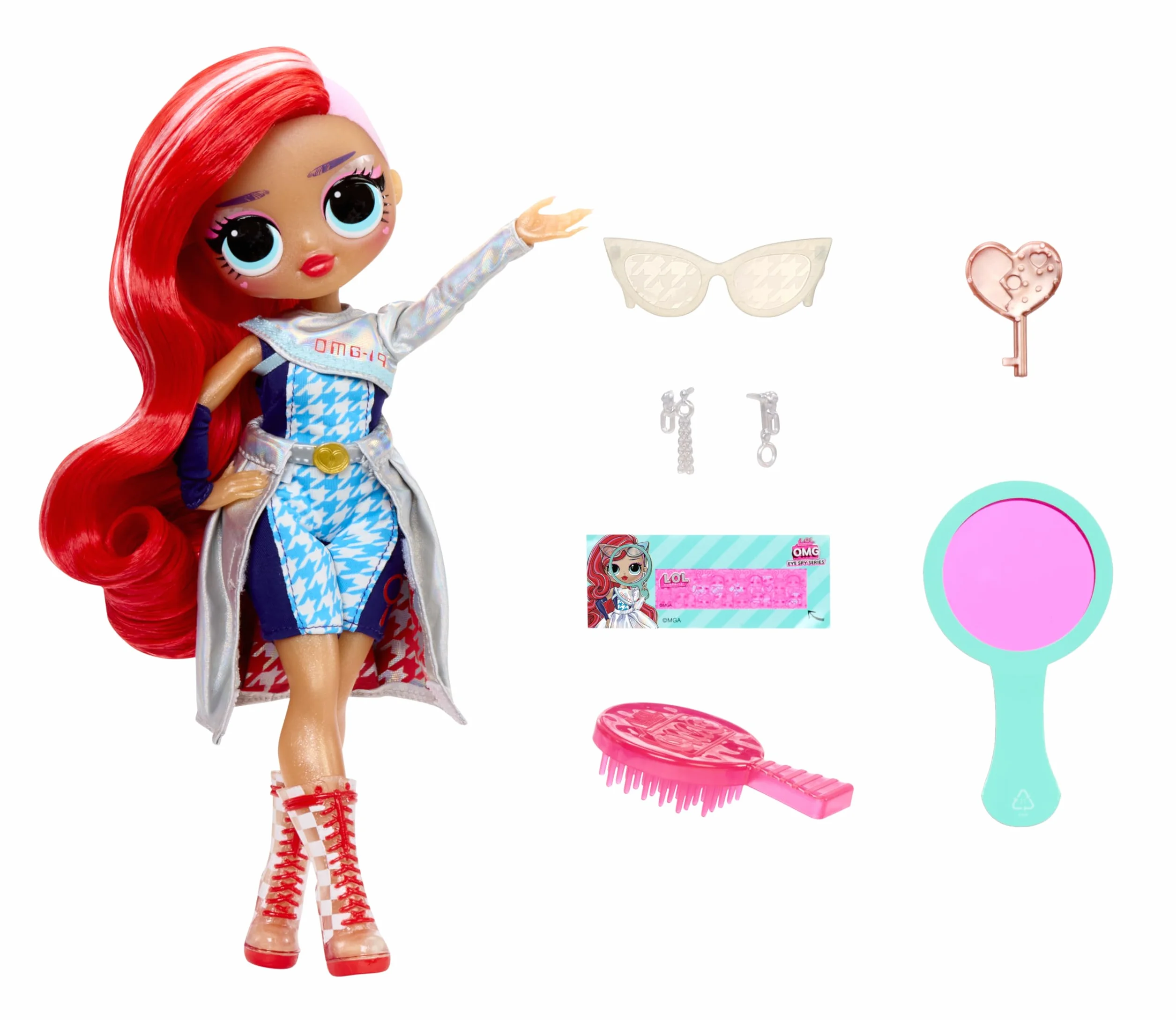 L.O.L. Surprise! OMG Eye Spy Series - Spy - Include 1 Bambola, Abiti e Accessori, Risolvi gli Indizi e Sblocca le Sorprese, Colleziona Tutte e 4 le Bambole