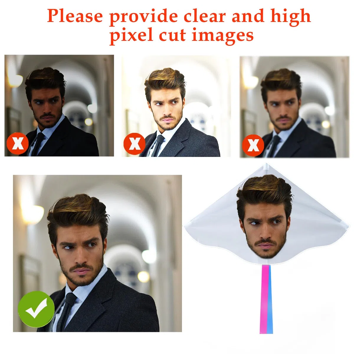 Aquilone Testa Grande Personalizzato - Regali Personalizzati per Principianti