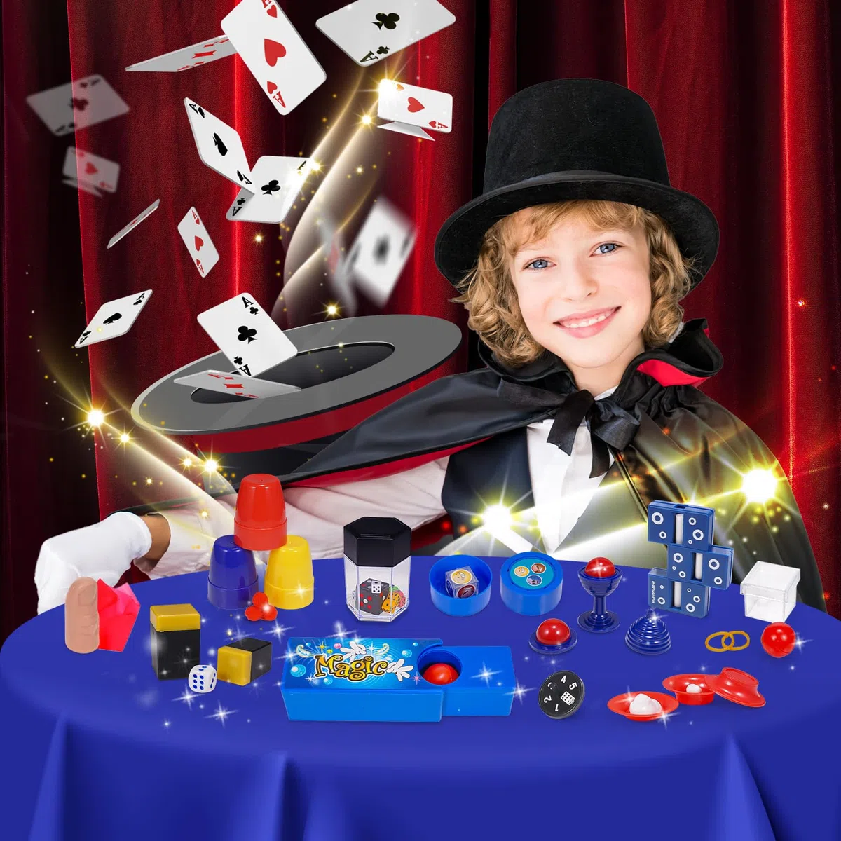Giochi di Magia, Giocattoli Bambino 6 7 8 9 Anni Trucchi di Magia Giochi Bambino Bambina 6 7 8 9 10 Anni Maschio Regalo Bambino Bambina 6-10 Anni 60+ Trucchi Magici Regalo Bimbo 6-9 Anni Maschio