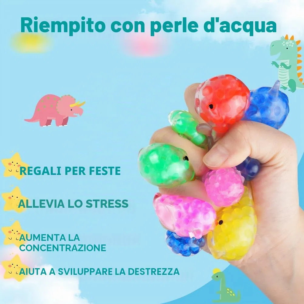 Ainiv 24PZ Squishy Piccoli Gadget Compleanno Bambini, Kawaii Giocattoli Sensoriali, Antistress Fidget Toys, Mini Giocattoli Antistress da Spremere Morbidi, Regalo di Natale, Regalini Fine Festa