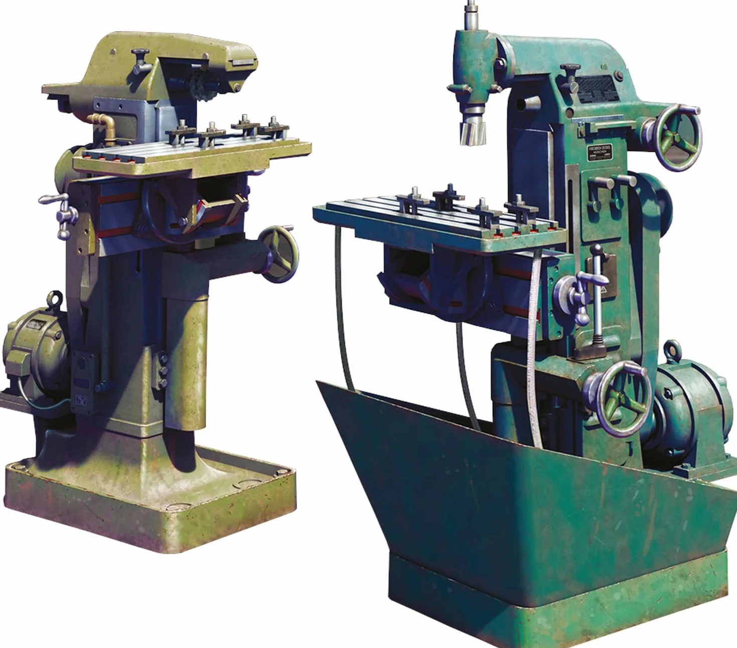 Miniart MA35663 Fresatrice 1/35, 2 pezzi, modello in plastica