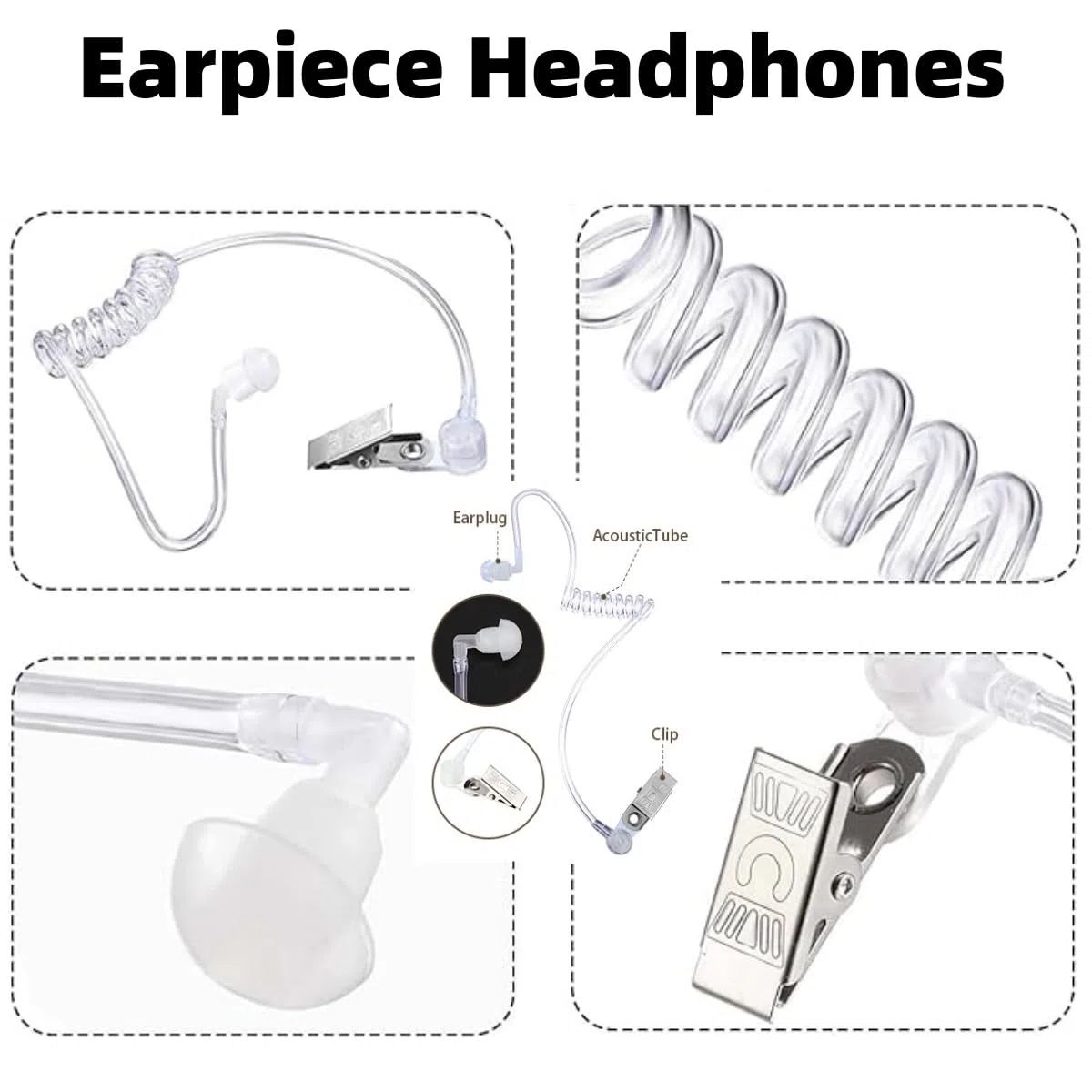 Agente Accessorio per Costume, Agente Costumes Accessori, Servizio Segreto Costume Set Spy Costumes Accessori Con Occhiali Da Sole Neri Zip Tie Earpiece Id Card Holder per Uomini Donne Bambini