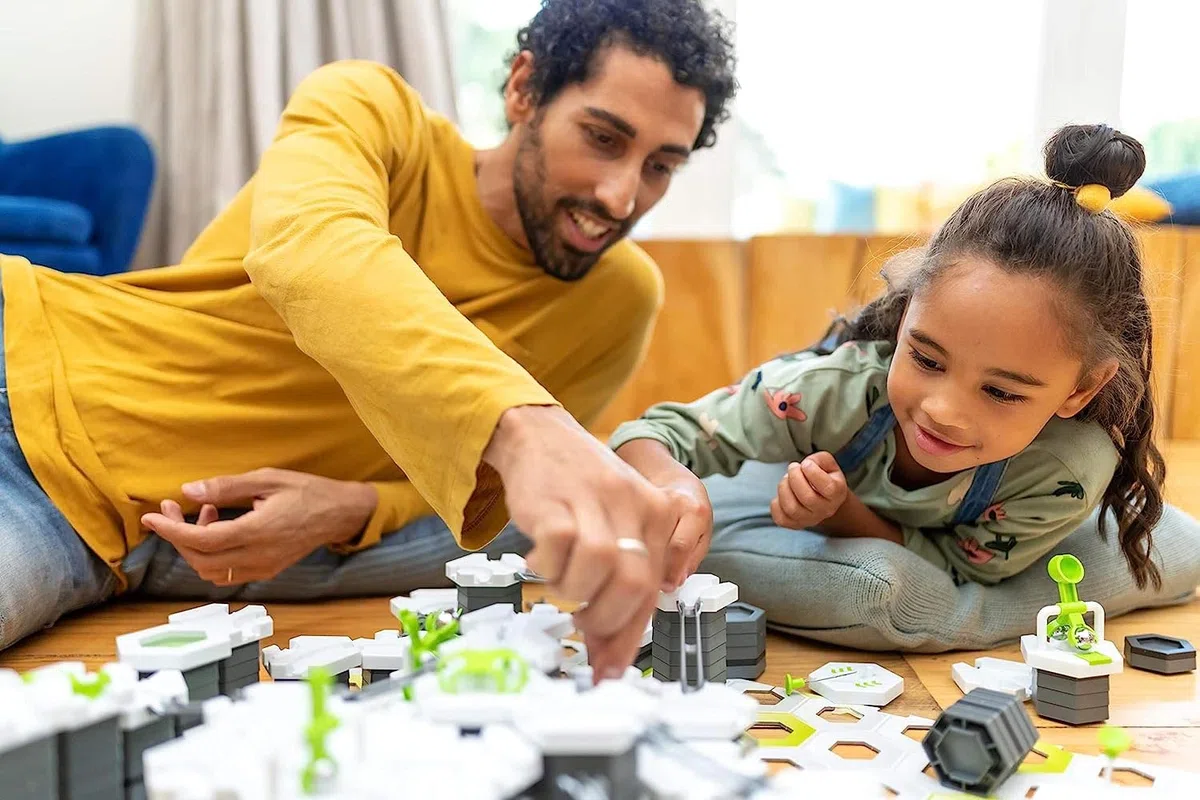 Ravensburger - GraviTrax Zipline, Accessorio per Pista di Biglie, Gioco Interattivo ed Educativo STEM, per Bambini 8+ Anni e Adulti, Compatibile con GraviTrax Starter-Set