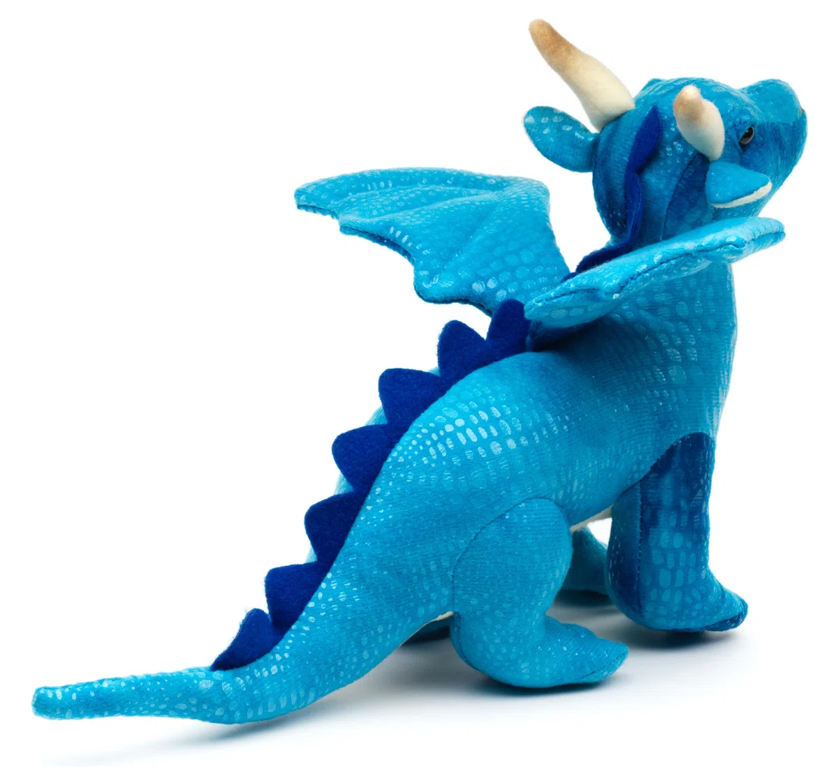 Uni-Toys - Drago blu – 26 cm (lunghezza) – Peluche – Peluche peluche