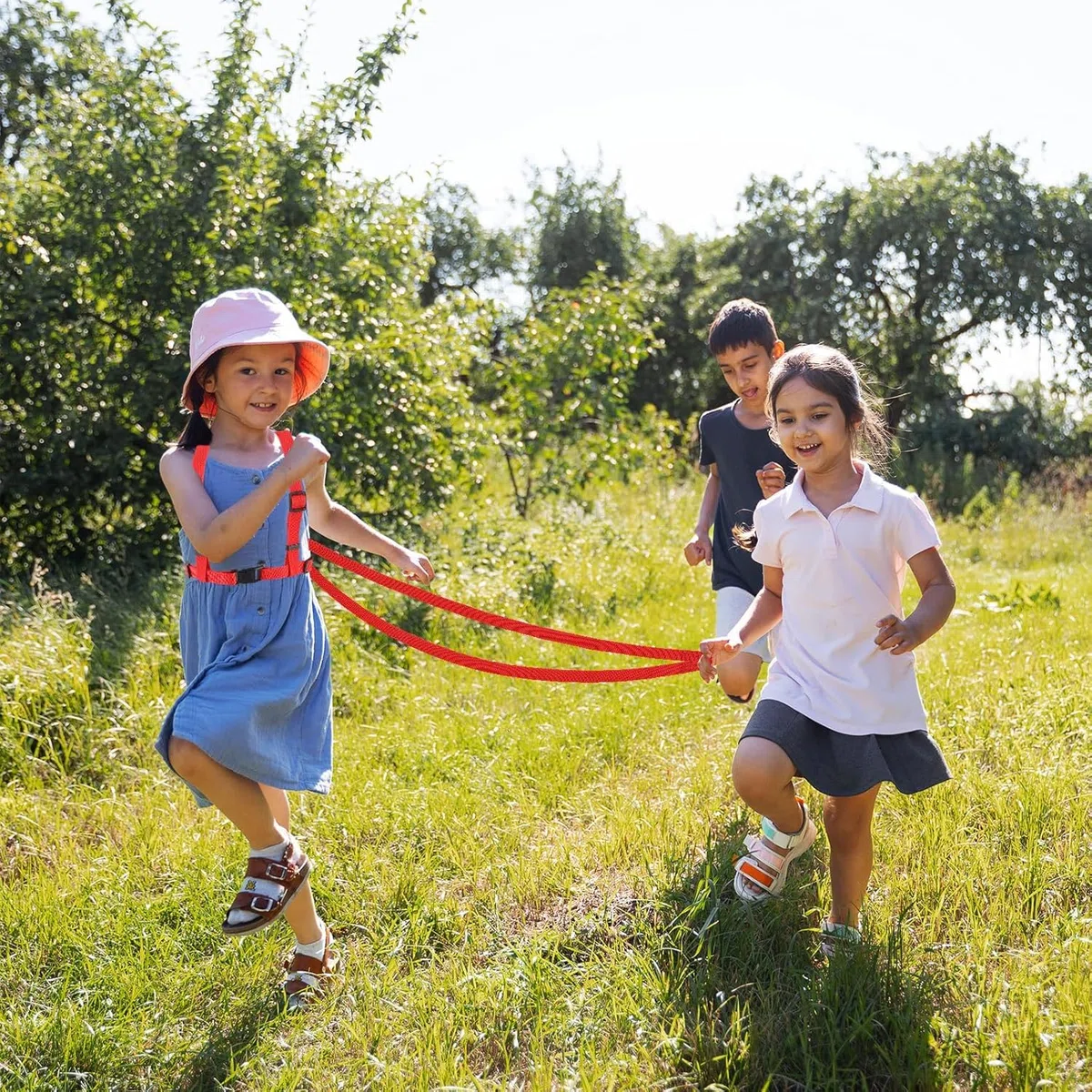 2 guinzagli per cavalli da giocare per bambini, colore rosso, per bambini, per bambini, per giocare a bambini