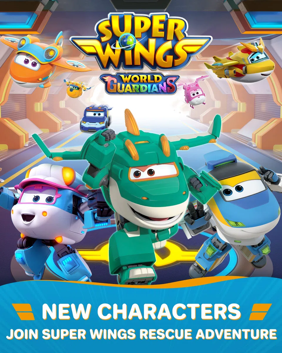 Super Wings Giocattolo Trasformabile Tino Dinosauro 5 pollici - Trasformazione Semplice, Regalo Bambini 3+ Anni, Verde