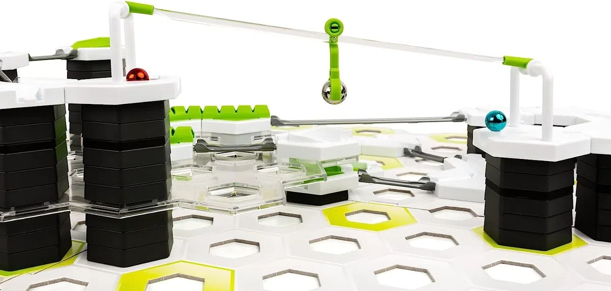 Ravensburger - GraviTrax Zipline, Accessorio per Pista di Biglie, Gioco Interattivo ed Educativo STEM, per Bambini 8+ Anni e Adulti, Compatibile con GraviTrax Starter-Set