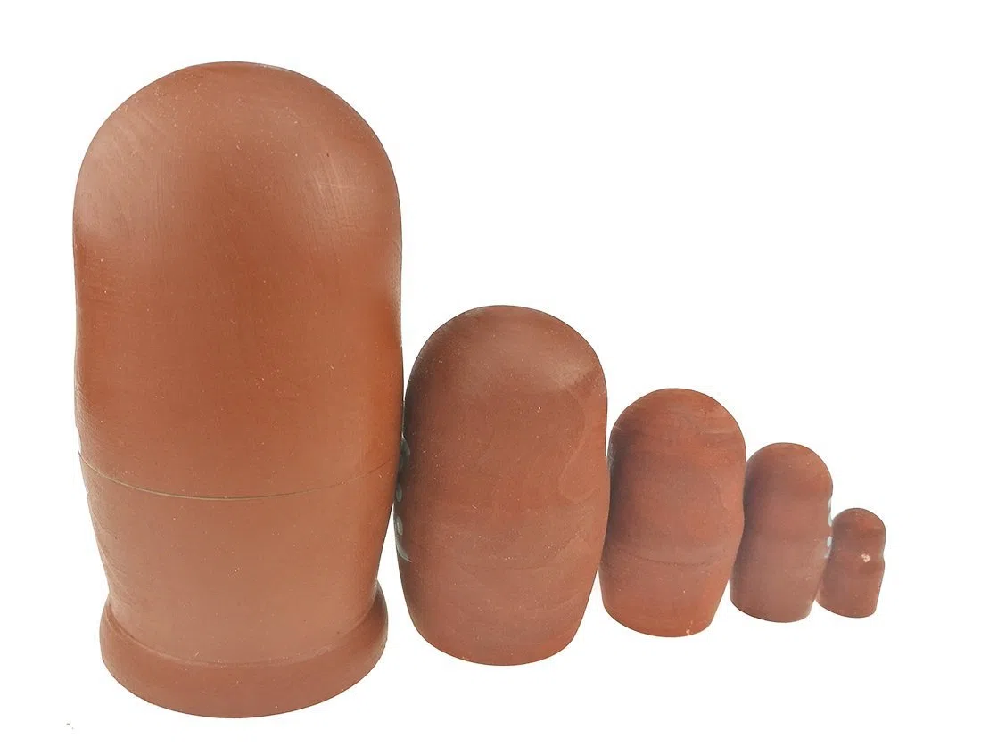Set di 5 adorabili bambole a forma di gufo, giocattolo impilabile in legno, fatto a mano, per bambini, novità per feste a forma di animale e regali ornamentali