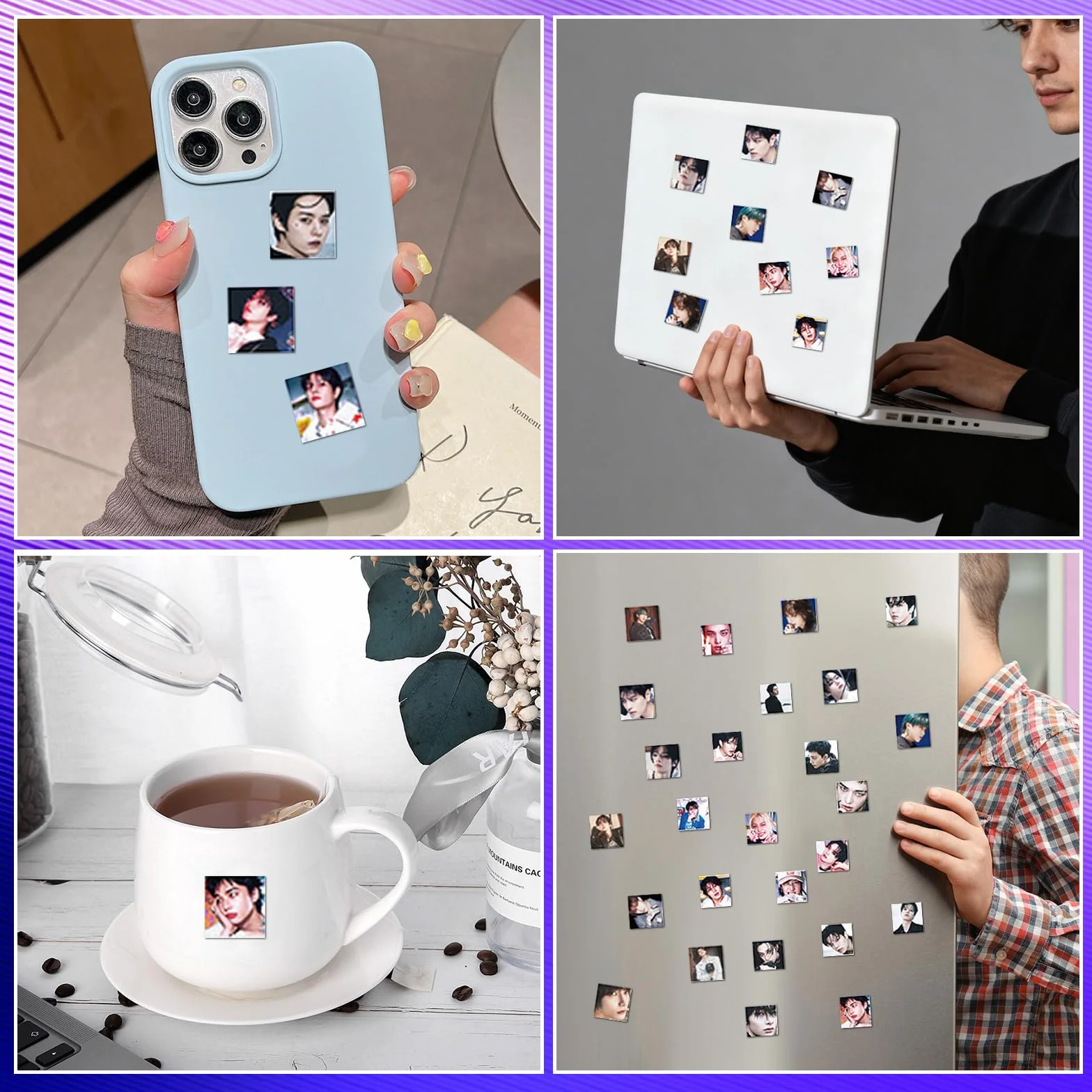 380 Pezzi SK 5 Stelle Album Set di Adesivi per Fotocarte,Carte da Collezione SK K-Pop,SK Lomo Karten,Includere 220 SK Album Fotocard e 160 SK Photo Sticker Set Regalo per Kpop Fans Merchandise
