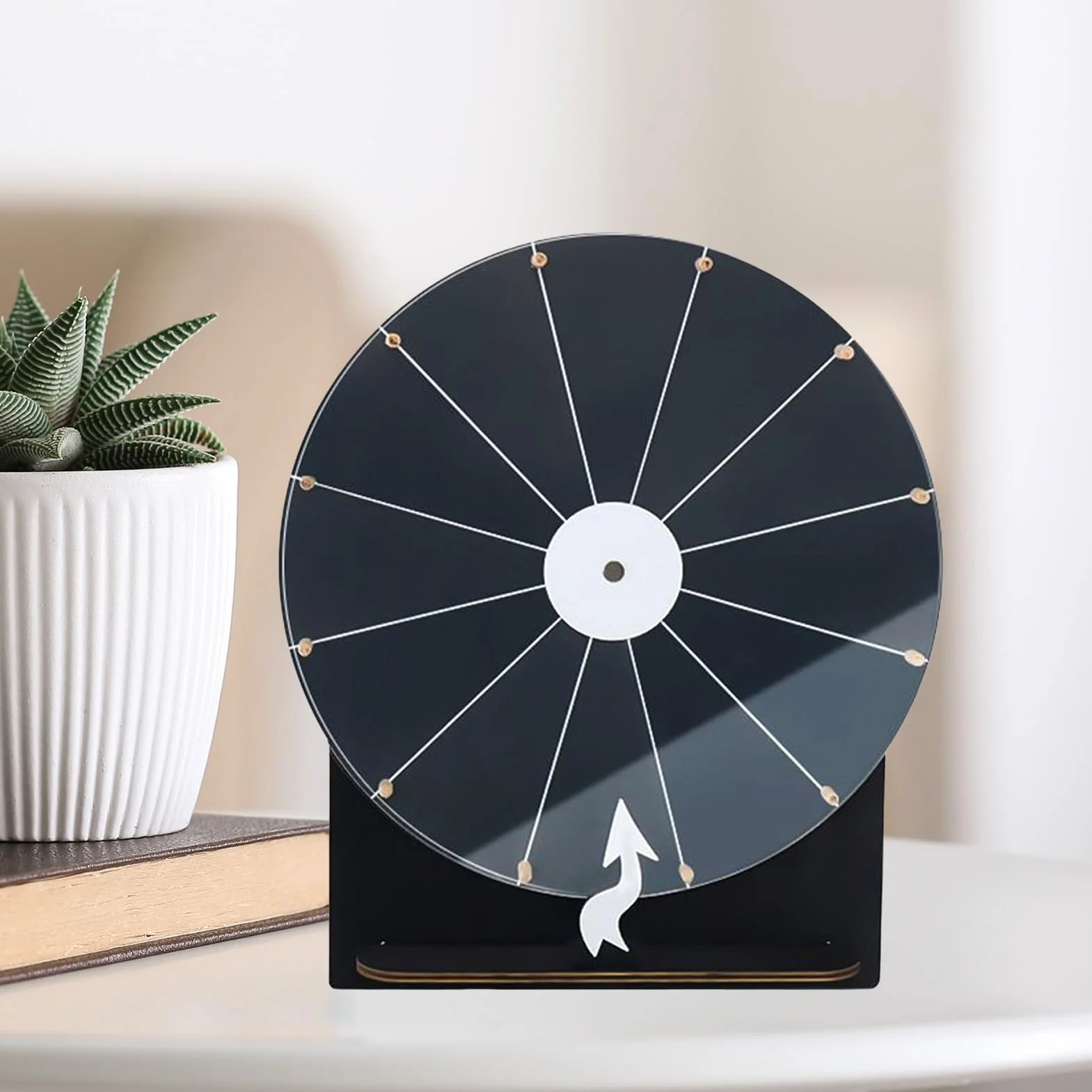 Ruota dei Premi,Ruota Legnosa 28 Cm per Fiere della - Giochi Rotanti per Serate in Famiglia Ricompense Scolastiche,Feste Compleanni Bambini Ragazzi Adulti Eventi