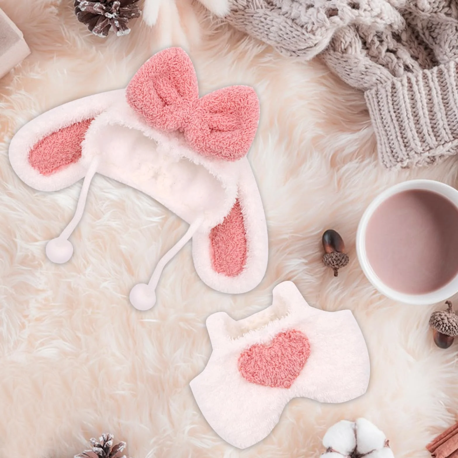 Vestiti per peluche bubububu, 17 cm, vestiti in peluche, solo vestiti, accessori per 17 cm, felpa con cappuccio, abbigliamento fai da te, regali per bambini