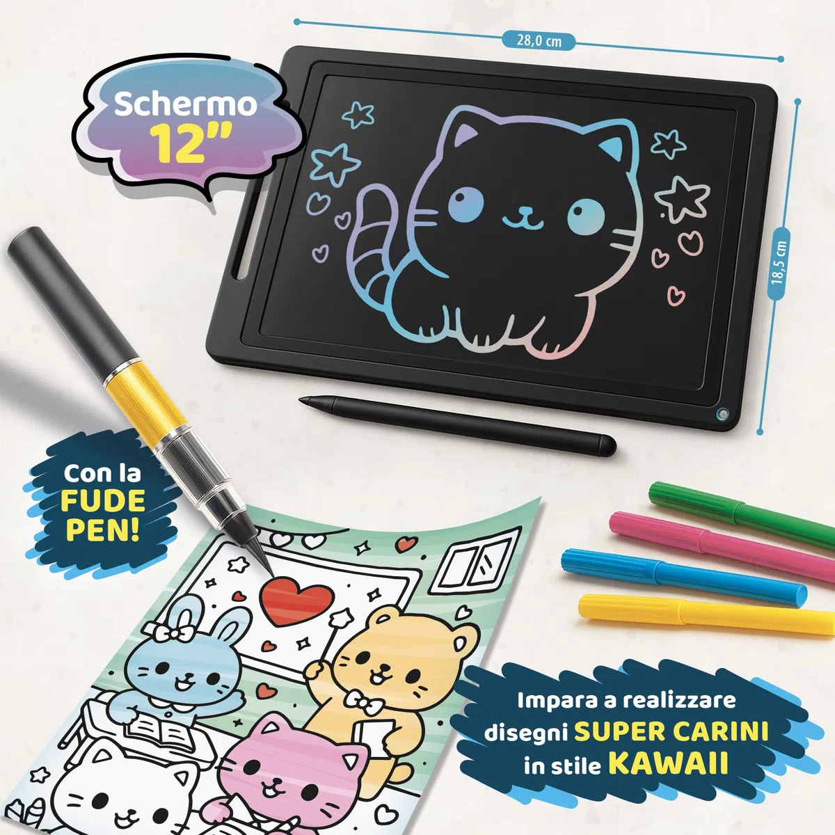 Lisciani Giochi - I'm a Genius Kids Arte Il Laboratorio di Kawaii, 117376