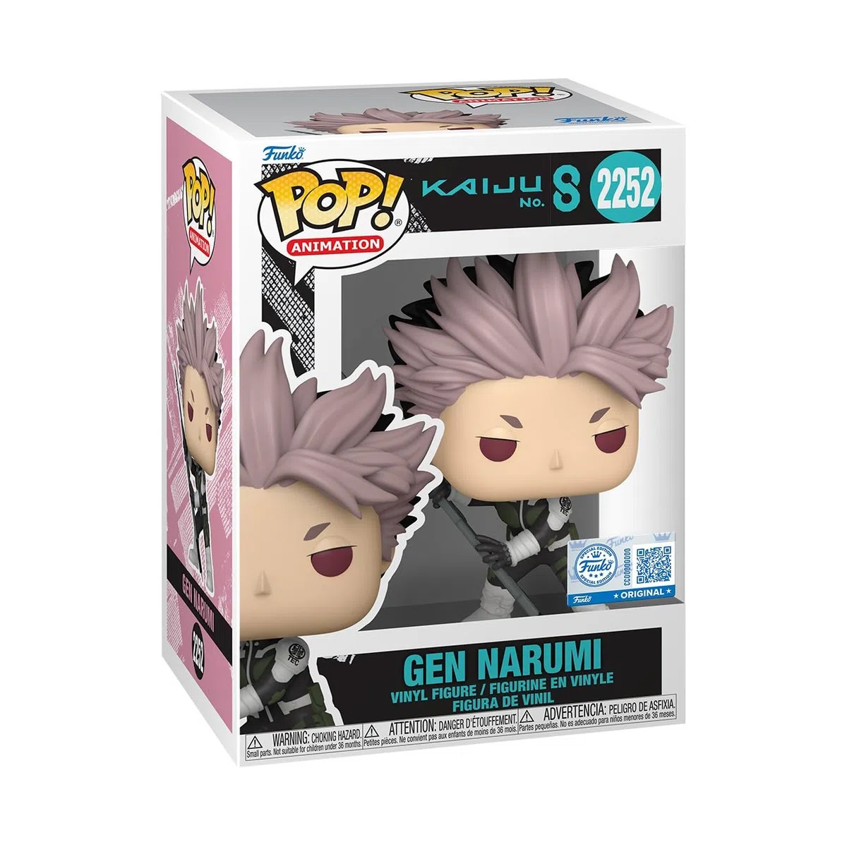 Funko Pop! Animation: Kaiju No8 - Gen Narumi - Kaiju No 8 - Esclusiva Amazon - Figura in Vinile da Collezione - Idea Regalo - Merchandising Ufficiale - Giocattoli per Bambini e Adulti - Anime Fans