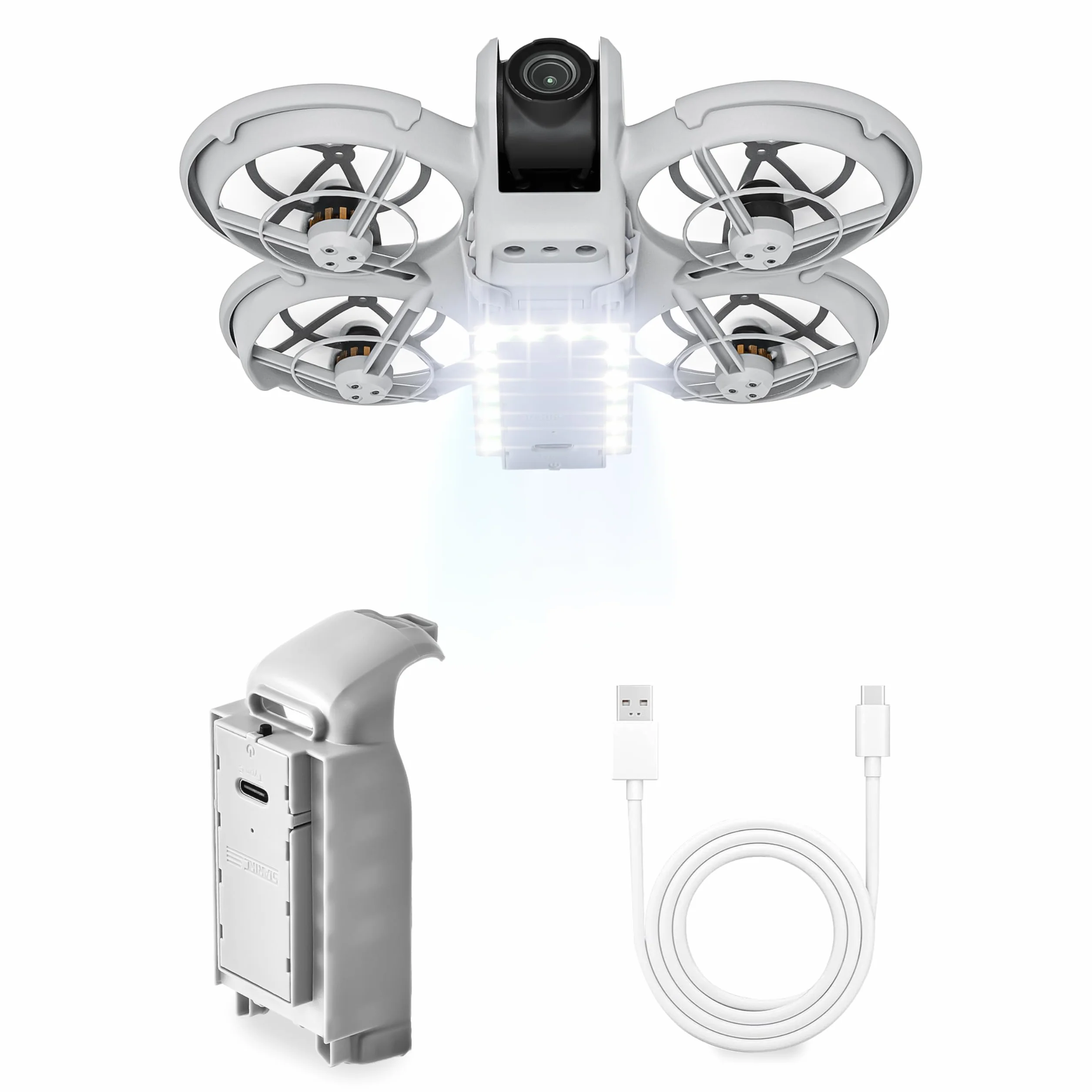 STARTRC Neo Chassis Gamba Estesa Pieghevole con Luci LED Flash Carrello di atterraggio per DJI Neo Accessori