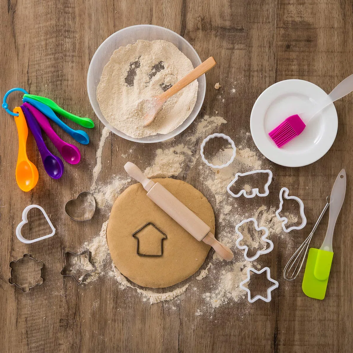 LIHAO 20pz MINI Piccoli Chef Set Bambini Grembiuli da Cucina Costumi Gioco d'Imitazione Kit Regalo di Compleanno Natale Pasqua Festival Ragazza