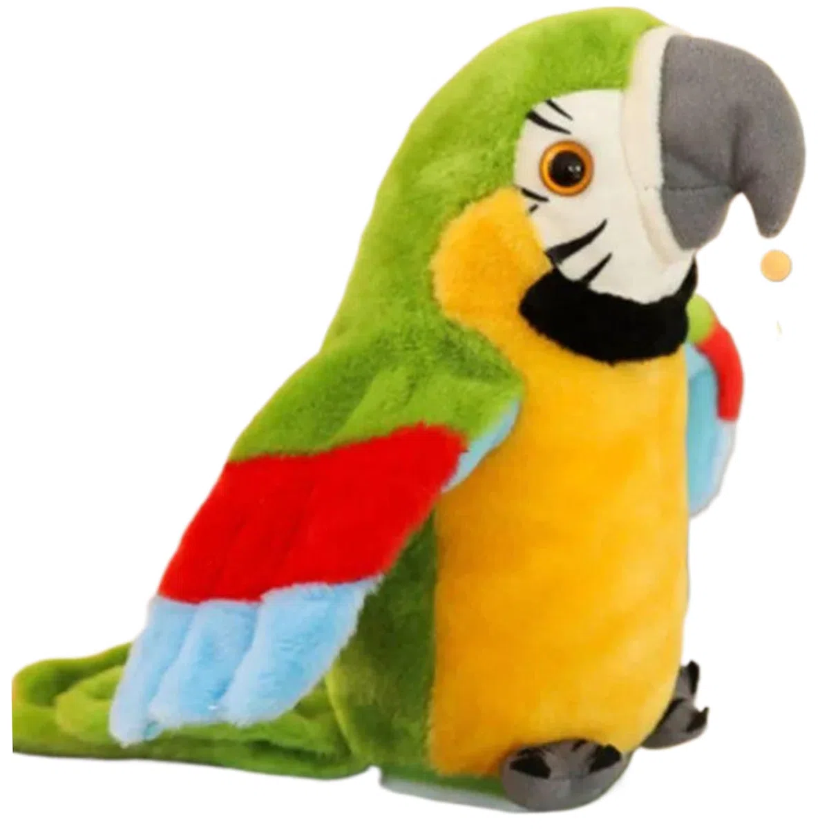 Pappagallo parlante Ripeti Quello Che dici Giocattoli per pappagalli Animali di Peluche parlanti Peluche Registrazione Elettronica Animato Scuoti Ala Giocattoli parlanti per Bambini Ragazzi