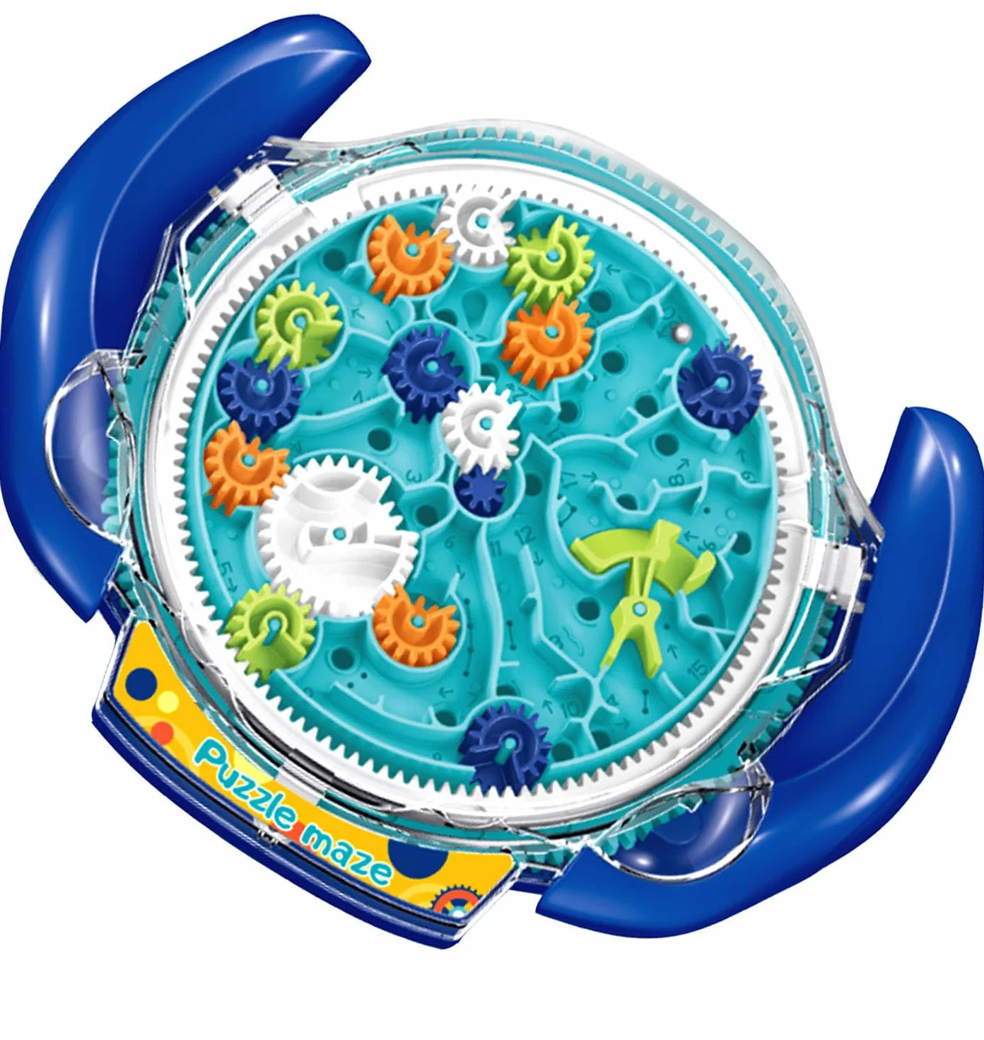JRD&BS WINL Gioco Di Puzzle Di Labirinto 3D Per Bambini E Adulti Giocattolo Educativo Per Ragazzi E Ragazze Regali Per Bambini Labirinto GravitÀ Labirinto IQ Giocattolo (Blu)