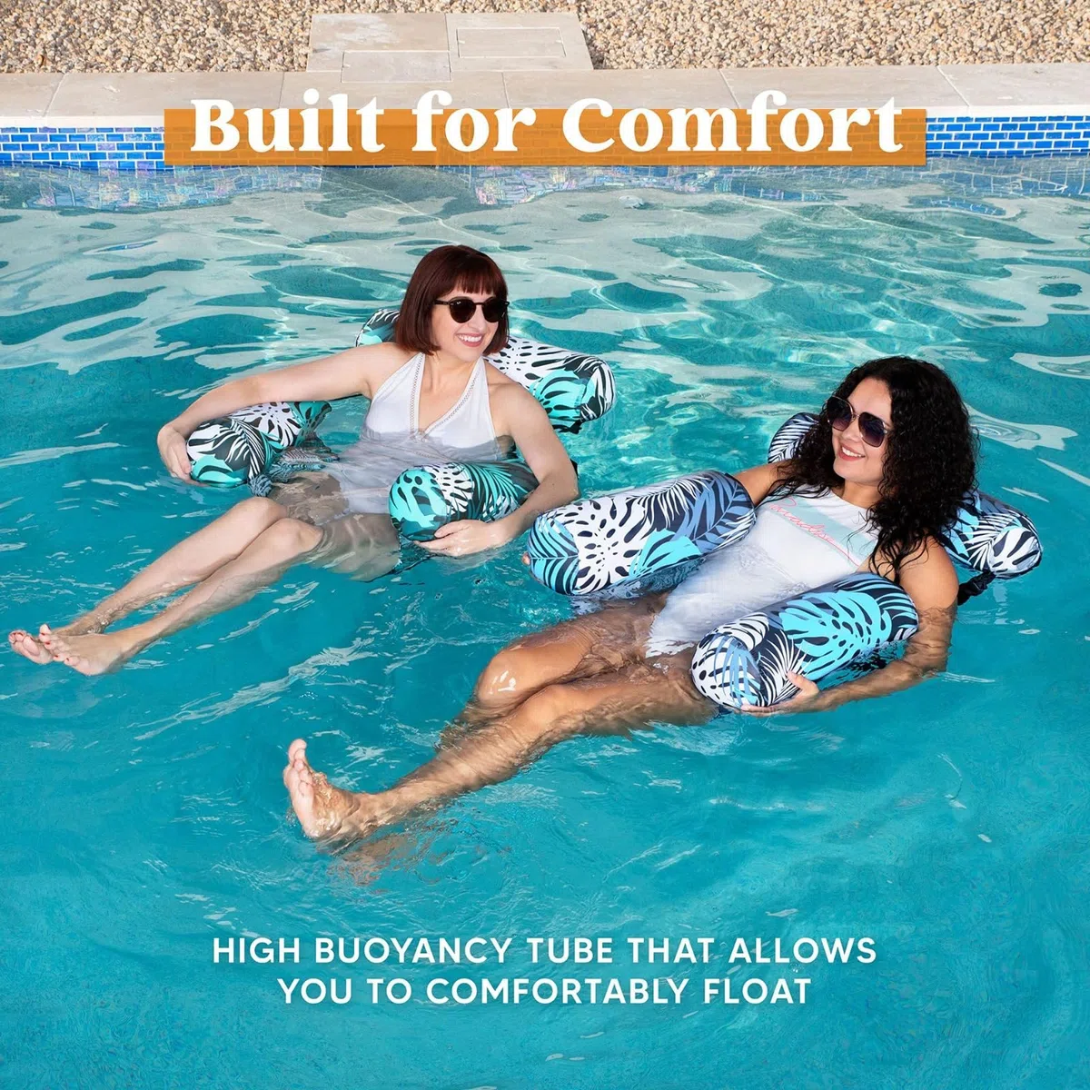 Galleggianti gonfiabili per piscina per adulti, sedia ad acqua gonfiabile, sedia da riposo galleggiante, adatto per feste estive, spiagge, laghi e altre attività ricreative acquatiche.